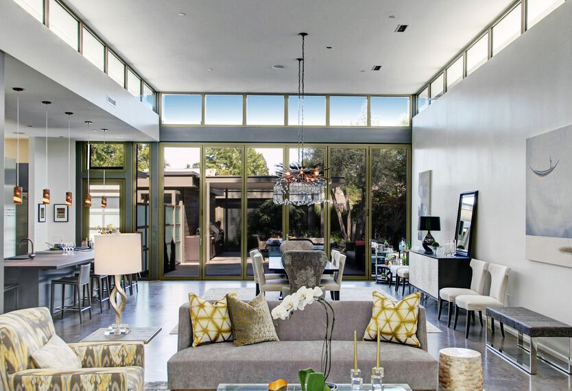 ConceptSystem 68 Fereste, ConceptFolding 77 Sisteme glisante și ConceptSystem 68 Usi - Villa Modern Prairie House situat în Sonoma Wine Country, Statele Unite ale Americii