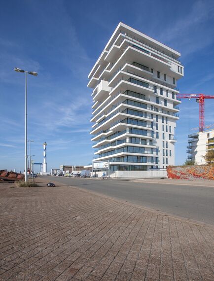 ConceptSystem 77 Ferestre și ConceptWall 50 Perete cortina - Baelskaai 12 (Oosteroever) situat în Oostende, België