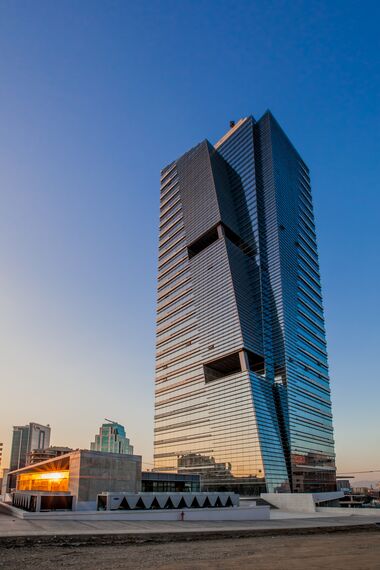 CW 50-SC Perete cortina - Business center Paragon Tower situat în Ankara, Curcan