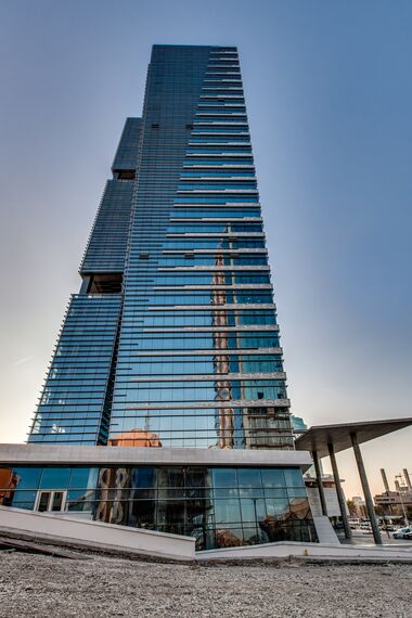 CW 50-SC Perete cortina - Business center Paragon Tower situat în Ankara, Curcan