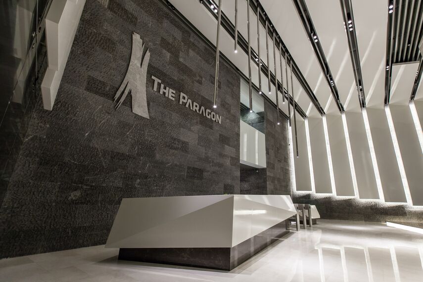 CW 50-SC Perete cortina - Business center Paragon Tower situat în Ankara, Curcan