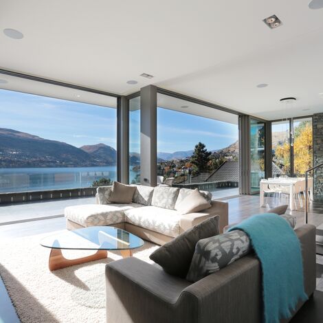 ConceptFolding 77 Sisteme glisante și ConceptSystem 77 Ferestre - Lake Wakatipu House situat în Otago, Noua Zeelanda