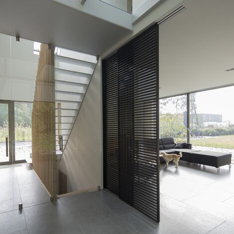 CS 86-HI (c) Sisteme anulate, ConceptWall 50 Perete cortina și HiFinity Sisteme glisante - Villa Vila cu padure din Voorschoten situat în Voorschoten, Olanda