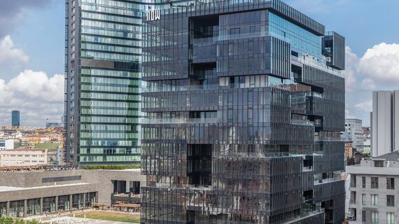 ConceptWall 60 Perete cortina, HiFinity Sisteme glisante și ConceptSystem 68 Usi - Complex de apartamente Now Bomonti situat în Istanbul, Curcan